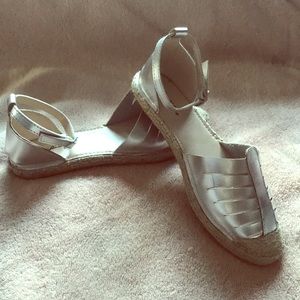 Espadrille Silver flats
